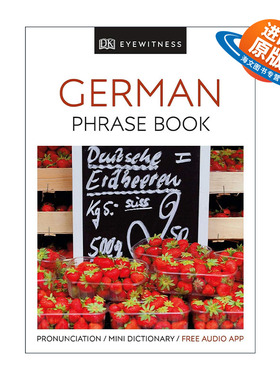 原版 DK Eyewitness Travel Phrase Books German 目击者旅游德语短语口袋手册 进口原版书籍