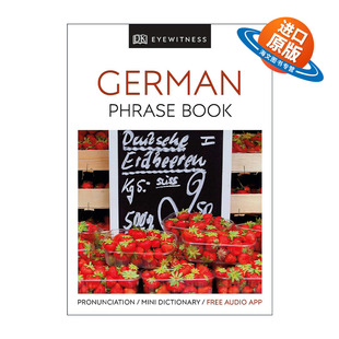原版 DK Eyewitness Travel Phrase Books German 目击者旅游德语短语口袋手册 进口原版书籍