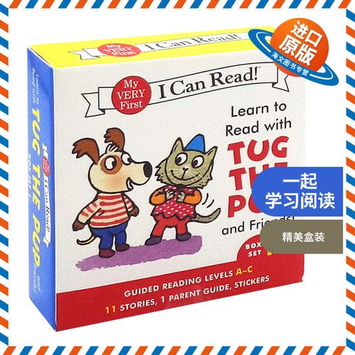 跟塔戈和他的朋友们学12册 第1辑 英文原版绘本 Learn to Read with Tug the Pup and Friends 英文版儿童英语启蒙认知分级读物