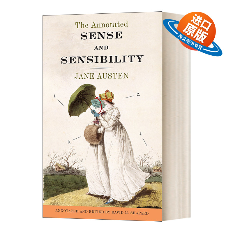 英文原版小说 The Annotated Sense and Sensibility 理智与情感 注释版 英文版 进口英语原版书籍