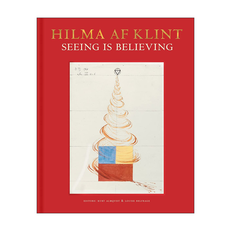 英文原版 Hilma af Klint Seeing Is Believing瑞典抽象绘画女画家希尔玛·艾夫·克林特精装英文版进口英语原版书籍