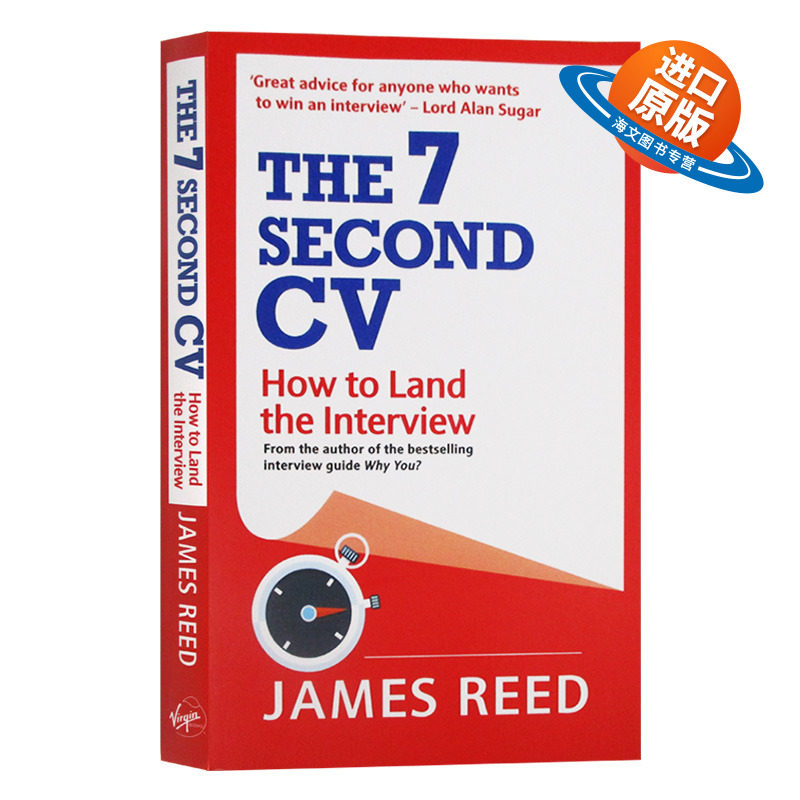 如何写英文简历 英文原版 The 7 Second CV 英语面试指南 英文版 进口原版英语书籍