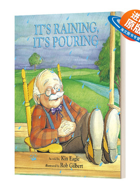 英文原版 It's Raining It's Pouring 下雨了 倾盆大雨 伊扎·特拉帕尼的加长儿歌 英文版 进口英语原版书籍儿童外文书