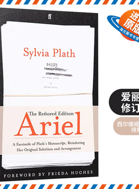 英文原版 Ariel The Restored Edition 西尔维娅普拉斯诗集 爱丽尔 英文版 修订版 进口英语原版书籍