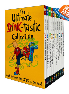 英文原版 The Ultimate Stink-tastic Collection 朱迪弟弟儿童章节故事书 10册套装 英文版 进口英语原版书籍