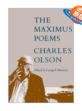 英文原版 The Maximus Poems 马克西姆斯诗篇 黑山派开山鼻祖Charles Olson查尔斯·奥尔森诗歌 英文版 进口英语原版书籍