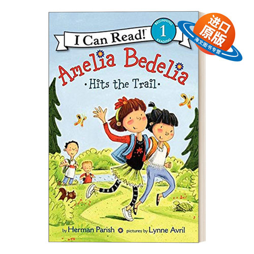 英文原版 Amelia Bedelia Hits the Trail 阿米莉亚去远足 糊涂女佣分级阅读 I Can Read Level 1 英文版 进口英语原版书籍
