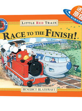 英文原版绘本 Little Red Train's Race to the Finish 红色小火车冲到终点 英文版 进口英语原版书籍