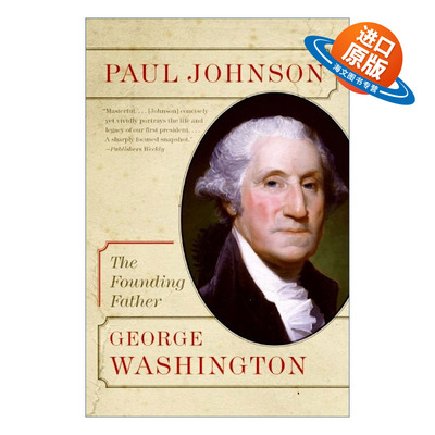 英文原版 George Washington 乔治华盛顿传 美国国父 星汉传记系列 保罗约翰逊 英文版 进口英语原版书籍