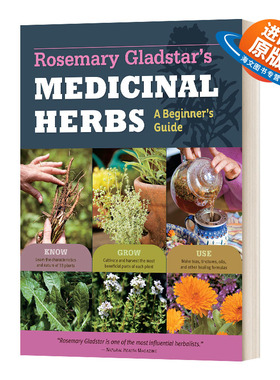 英文原版 Rosemary Gladstar's Medicinal Herbs a Beginner's Guide 迷迭香格莱斯达的药草 初学者指南 英文版 进口英语原版书籍