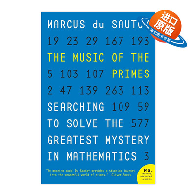 英文原版 The Music of the Primes 悠扬的素数 二百年数学绝唱黎曼假设 牛津大学数学教授Marcus du Sautoy 进口英语原版书籍