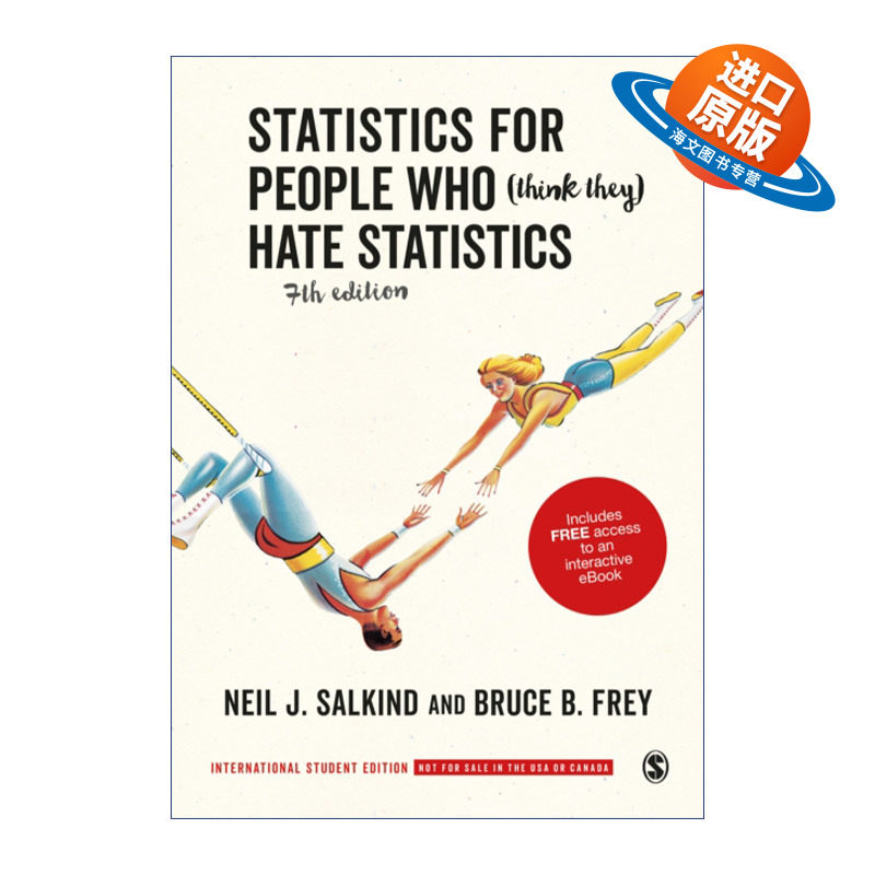 英文原版 Statistics for People Who Think They Hate Statistics 爱上统计学 尼尔·J. 萨尔金德 学生版 英文版 进口书籍