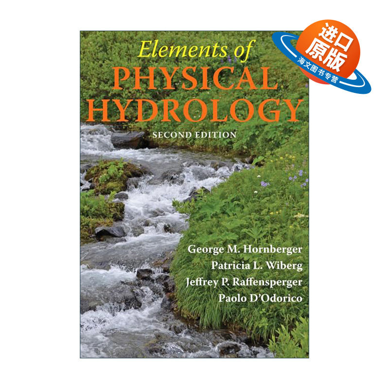 英文原版 Elements of Physical Hydrology 物理水文学基础 第二版 精装 地理  M. Hornberger 英文版 进口英语原版书籍