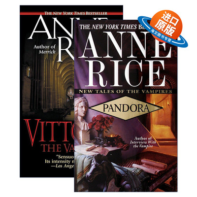 英文原版小说 New Tales of the Vampires 吸血鬼编年史新故事系列2册 英文版 进口英语原版书籍