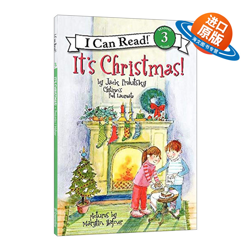 英文原版 It's Christmas 圣诞节到了 I Can Read Level 3 分级阅读 儿童英语课外阅读 故事绘本 英文版 进口英语原版书籍