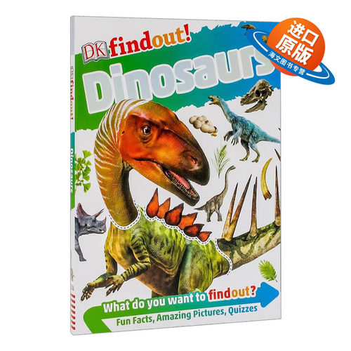 英文原版 DK findout Dinosaurs DK小发现 恐龙 英文版 进口英语原版书籍儿童外文书