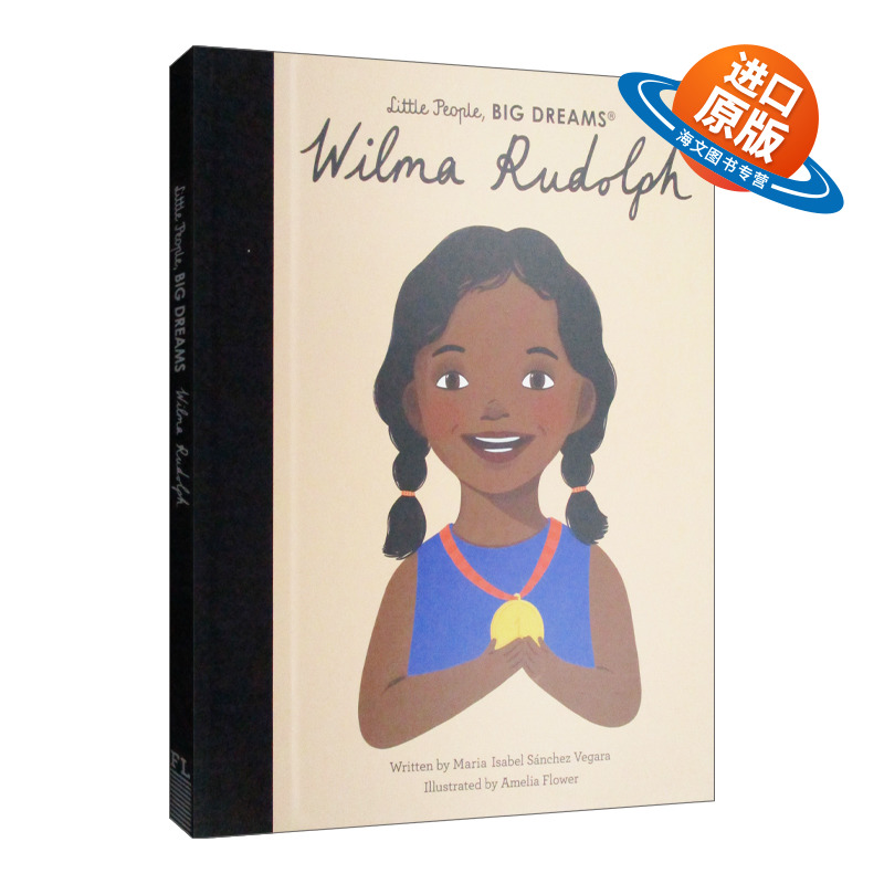 英文原版 Wilma Rudolph 小人物 大梦想 威尔玛·鲁道夫 精装 英文版 进口英语原版书籍