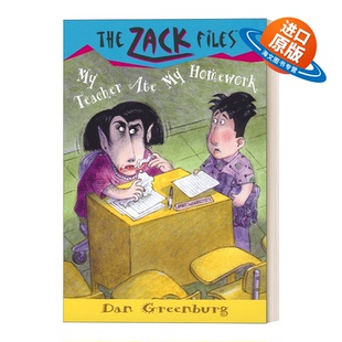 英文原版 The Zack Files 27 My Teacher Ate My Homework 札克档案系列27 儿童冒险章节桥梁书 Dan Greenburg 英文版 进口英语书
