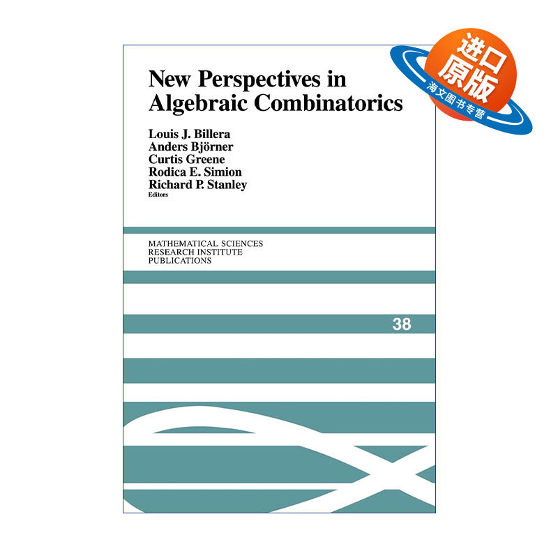 英文原版 New Perspectives in Algebraic Combinatorics 代数组合学新视角 剑桥数理研究所刊物系列 英文版 进口英语原版书籍