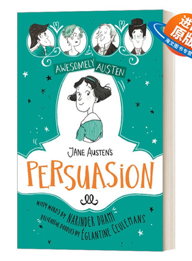 英文原版 Jane Austen's  Persuasion 劝导 简·奥斯汀 儿童插图版 Awesomely Austen 英文版 进口英语原版书籍