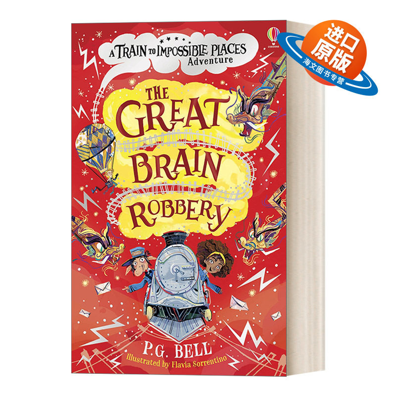 英文原版 The Great Brain Robbery 开往不可能的地方的列车2 儿童动作冒险小说 英文版 进口英语原版书籍