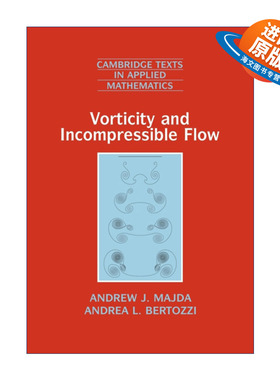 英文原版 Vorticity and Incompressible Flow 涡量和不可压缩流 A.J.马伊达 剑桥应用数学文本系列 英文版 进口英语原版书籍