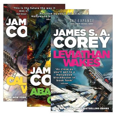 英文原版 The Expanse Book 苍穹浩瀚系列1-3册 利维坦觉醒 卡利班之战 阿巴登之门 英文版 进口英语原版书籍