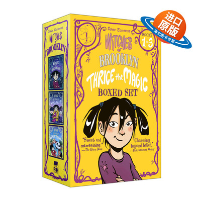 英文原版 Witches of Brooklyn Thrice the Magic Boxed Set 布鲁克林女巫系列3册套装 儿童魔幻幻想图像式漫画小说 英文版 进口书