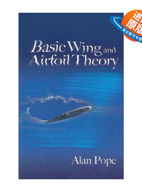 英文原版 Basic Wing and Airfoil Theory 基本的机翼与机身理论 Alan Pope 英文版 进口英语原版书籍