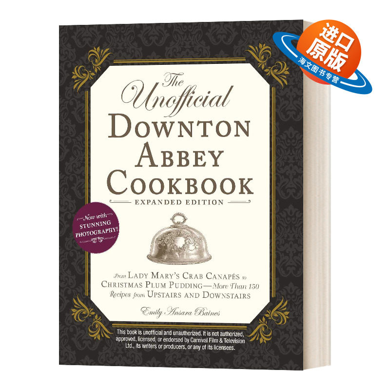 英文原版 精装 The Unofficial Downton Abbey Cookbook Expanded Edition 唐顿庄园食谱美食集 影视周边 英文版 进口英语原版书籍