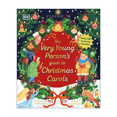 英文原版 The Very Young Person's Guide to Christmas Carols 青少年圣诞颂歌指南 圣诞节歌谣活动玩具发声书 精装 英文版