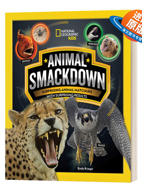 英文原版 Animal Smackdown 动物对决 令人惊讶的动物对决和令人惊讶的结果 国家地理儿童 科普百科 英文版 进口英语原版书籍