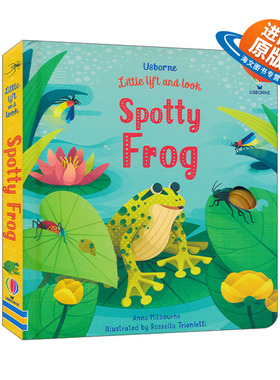 英文原版绘本 Little lift and look Spotty Frog 翻翻书 点点青蛙 英文版 进口英语原版书籍