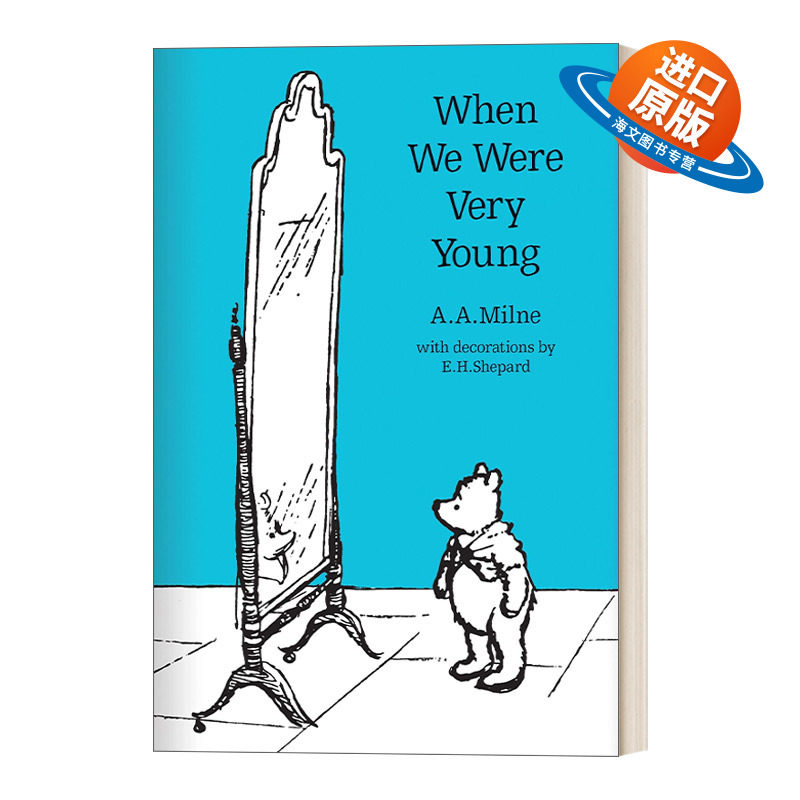 英文原版 When We Were Very Young 当我们还很小的时候 精装 Winnie-the-Pooh - Classic Editions 英文版 进口英语原版书籍