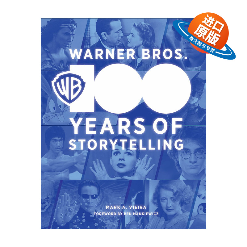 英文原版 Warner Bros 华纳兄弟 100周年官方纪念画册 精装 好莱坞影业故事 英文版 进口英语原版书籍
