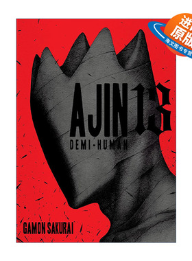 英文原版 Ajin 13 Demi-Human 亚人 卷十三 科幻漫画 樱井画门Gamon Sakurai 英文版 进口英语原版书籍