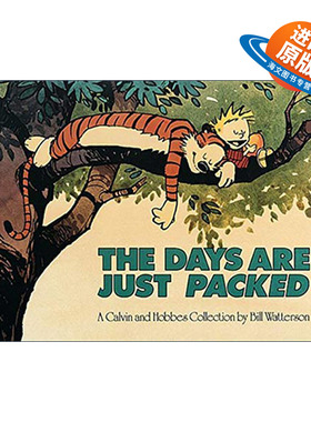 英文原版 The Days Are Just Packed 充实的日子 卡尔文与霍布斯漫画集 英文版 进口英语原版书籍