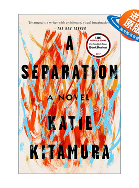 英文原版 A Separation 漫长的分离 凯蒂·北村Katie Kitamura英文版 进口英语原版书籍