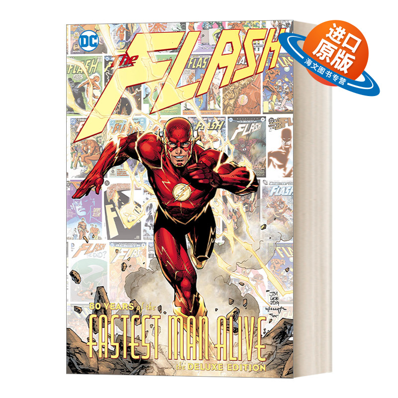 英文原版 The Flash 80 Years of the Fastest Man Alive 闪电侠 世界上速度最快的人的80年 精装 英文版 进口英语原版书籍
