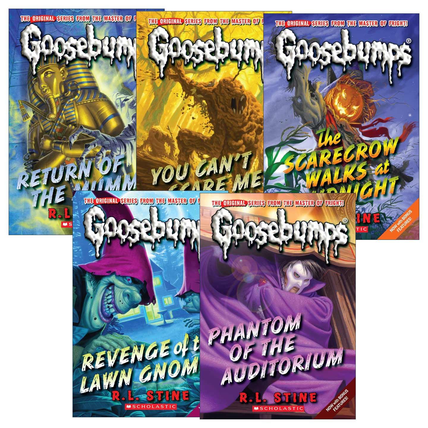 英文原版 Classic Goosebumps 鸡皮疙瘩系列16-20册 青少年恐怖小说 英文版 进口英语原版书籍
