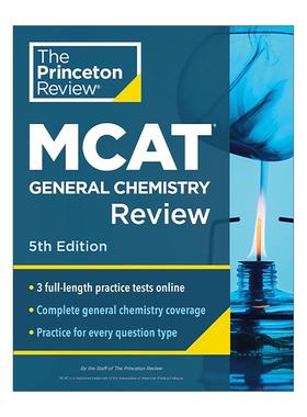 英文原版 Princeton Review MCAT General Chemistry Review 5th Edition 普林斯顿美国医学研究生院入学考试基础化学备考指南