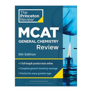 MCAT General Chemistry 英文原版 Edition Review 5th 普林斯顿美国医学研究生院入学考试基础化学备考指南 Princeton