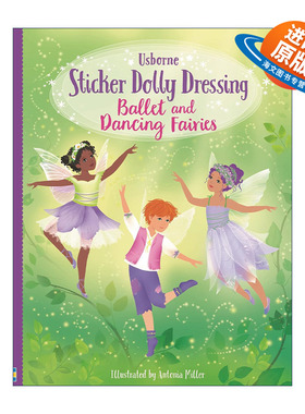 英文原版 Sticker Dolly Dressing Ballet and Dancing Fairies 多莉贴纸 芭蕾舞和舞蹈仙女 英文版 进口英语原版书籍