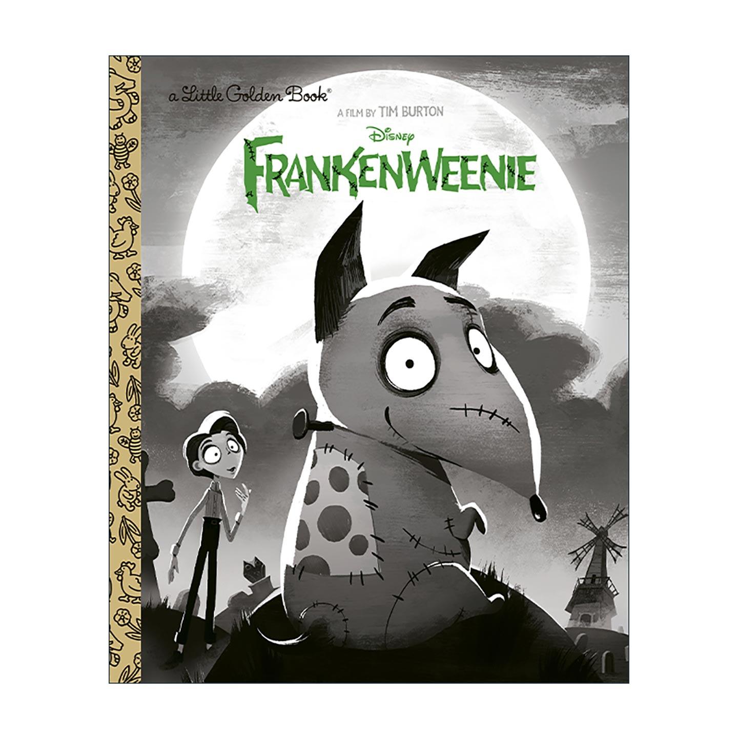 英文原版 Frankenweenie Disney Classic Little Golden Book 迪士尼经典 科学怪狗 兰登书屋精装小金书 英文版 进口英语原版书籍