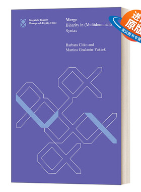 英文原版 Merge Binarity in Multidominant Syntax 合并 英文版 进口英语原版书籍