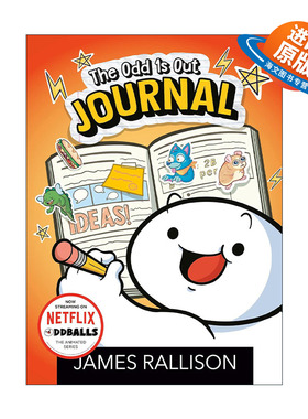 英文原版 The Odd 1s Out Journal 奇数是不可能的 漫画 游戏互动日记簿 James Rallison 英文版 进口英语原版书籍