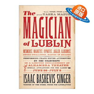 英文原版 The Magician of Lublin 卢布林的魔术师 1978年诺贝尔文学奖 辛格 英文版 进口英语原版书籍