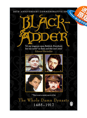 英文原版 Blackadder The Whole Damn Dynasty 英剧黑爵士系列全四季剧本 憨豆先生罗温·艾金森主演 英文版 进口英语原版书籍
