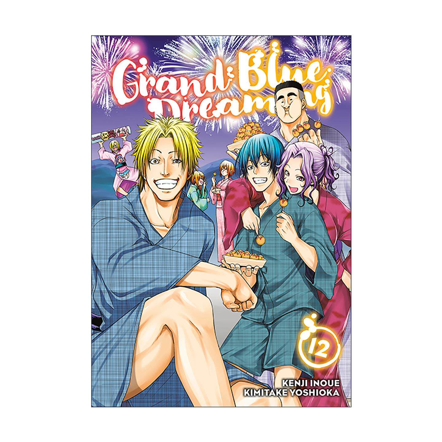 英文原版 Grand Blue Dreaming 12 碧蓝之海12 同名搞笑校园动漫漫画 井上坚二 英文版 进口英语原版书籍