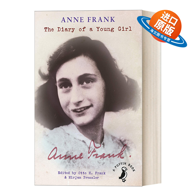 英文原版 The Diary of a Young Girl 安妮日记 Puffin现代经典 英文版 进口英语原版书籍